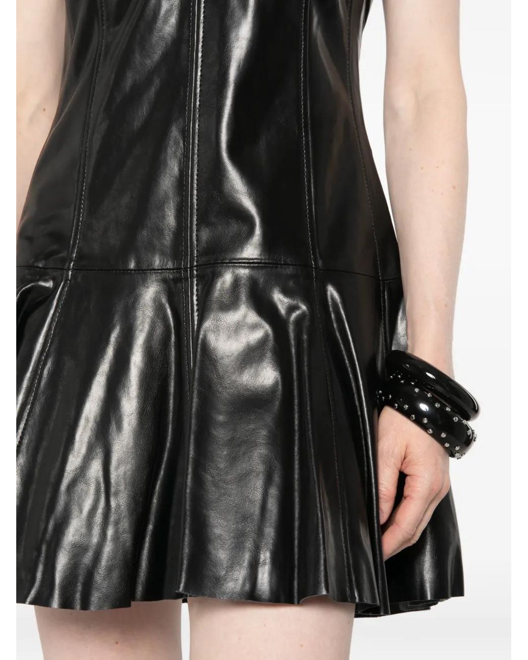 Ganni Black Mini Dress