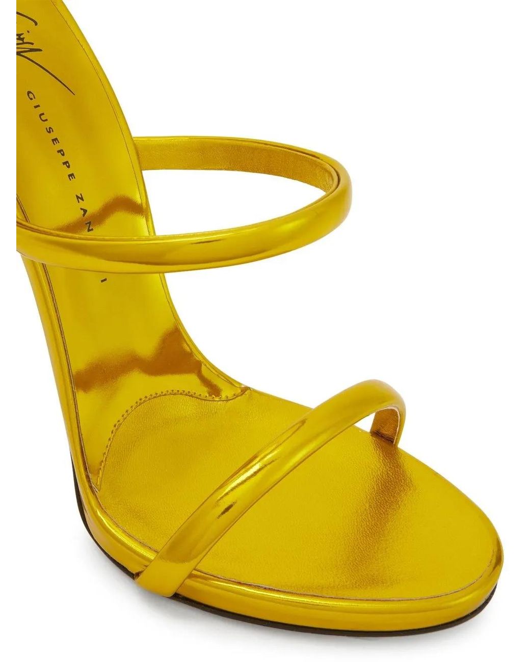Giuseppe Zanotti Yellow South 115 Mm Sandals