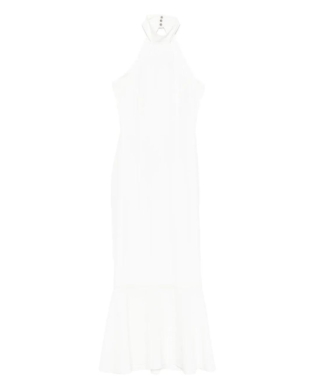Vestiaire d'un Oiseau Libre White Open-Back Dress