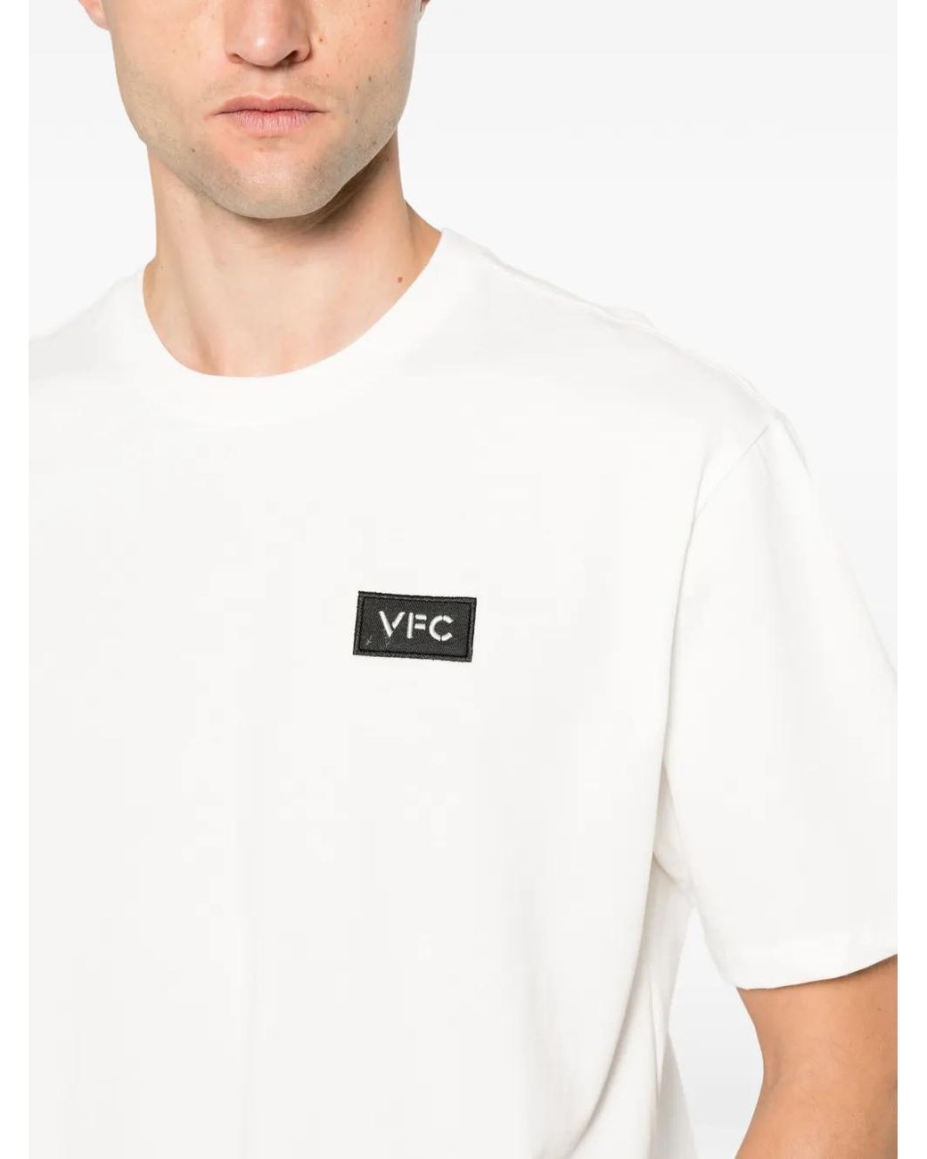VENEZIA FC White Lion-Print Logo-Patch T-Shirt