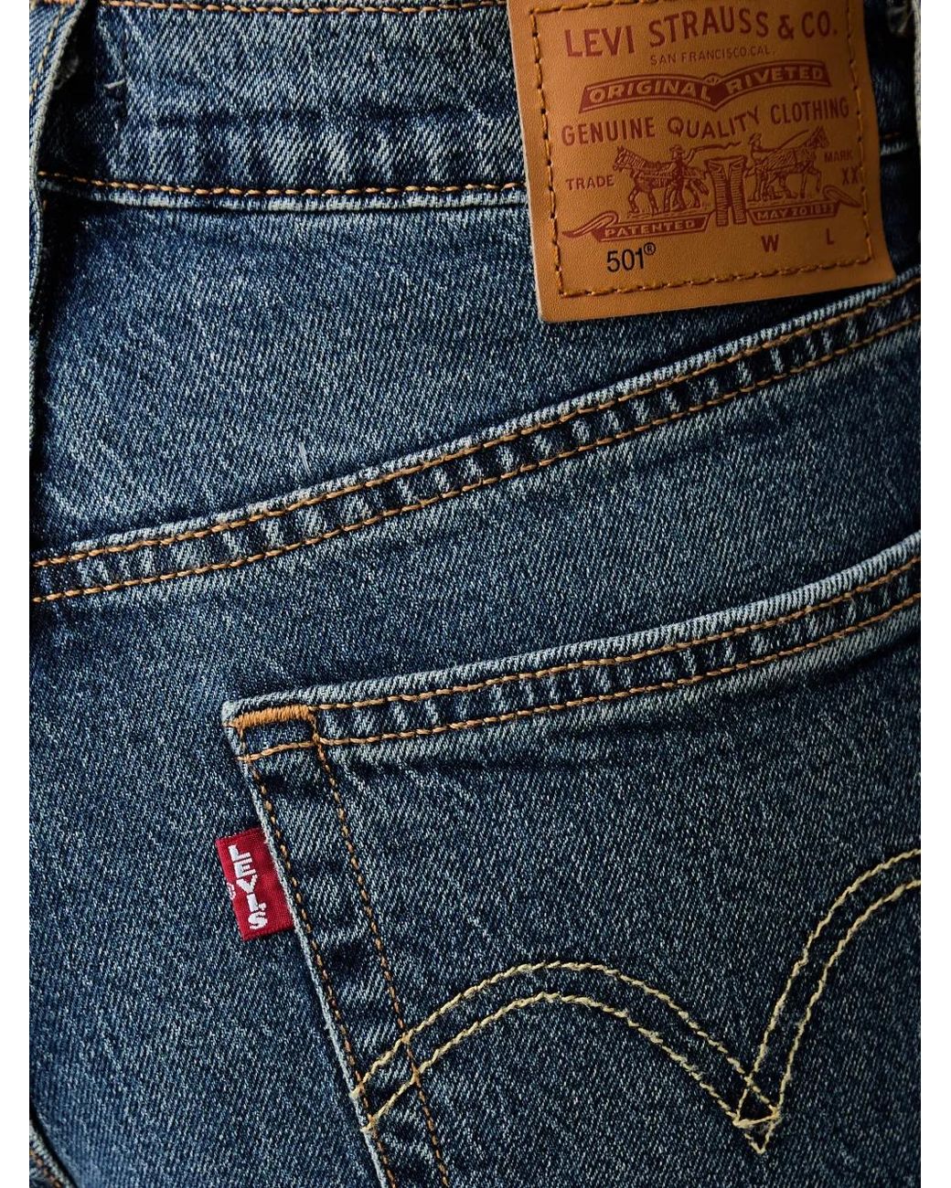 Levi's Blue Jean 501 À Coupe Courte
