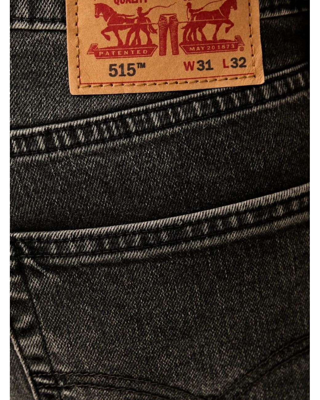 Jean 515 À Patch Logo Levi's pour homme en coloris Black