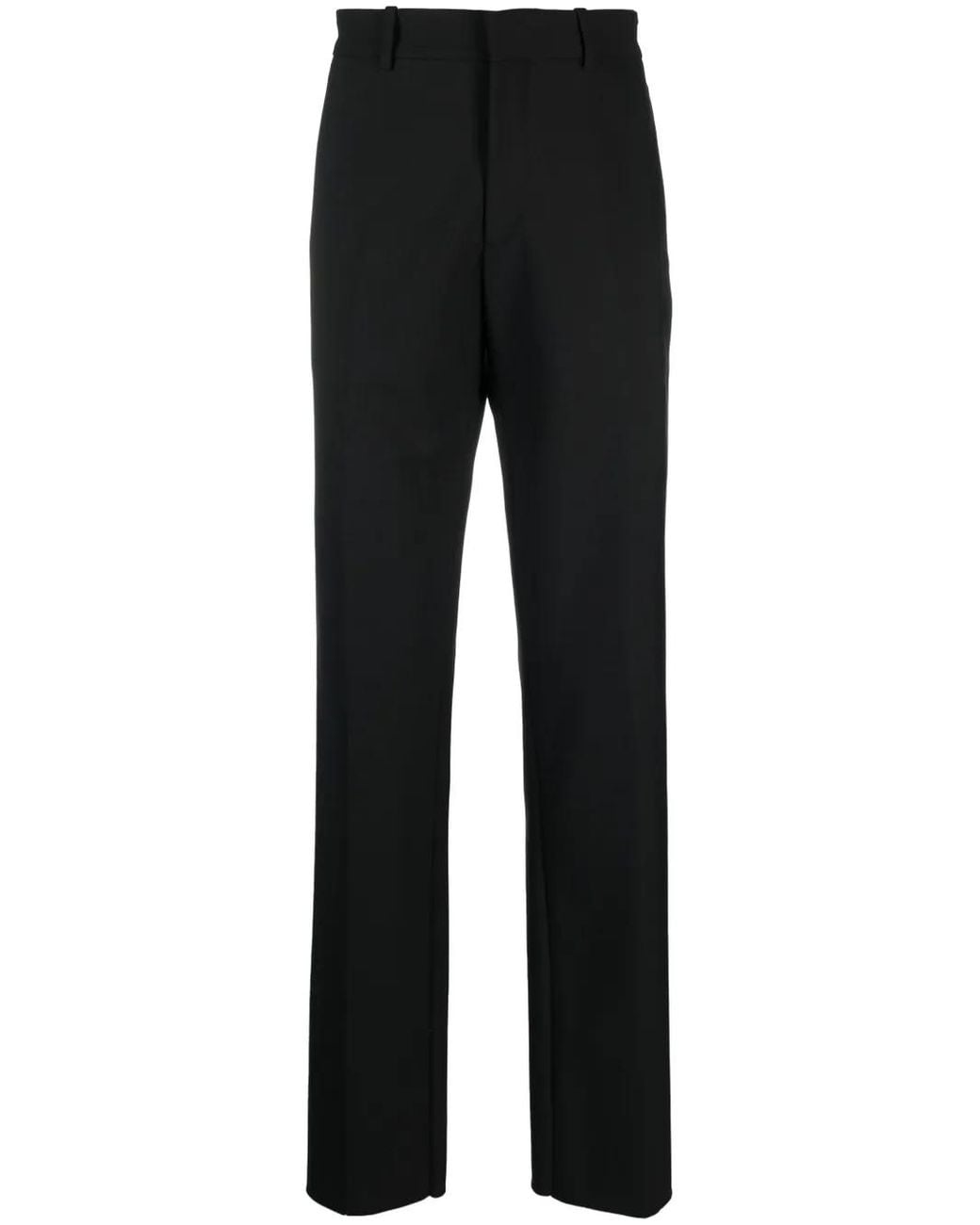 Off-White c/o Virgil Abloh Black Straight-Leg Tailored Trousers for men