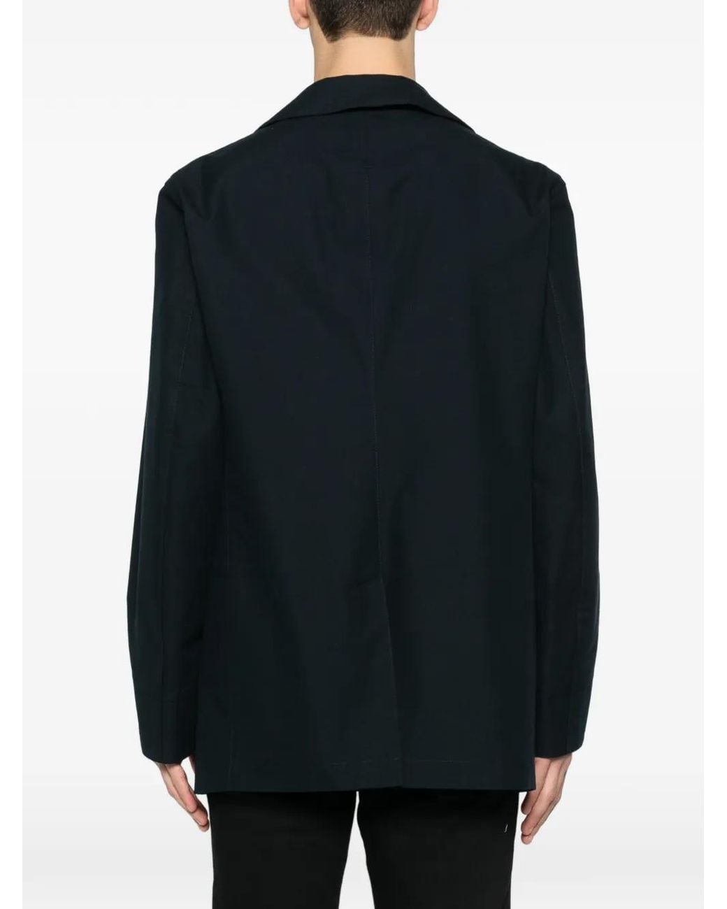 Tom Ford Black Caban À Boutonnière Croisée for men