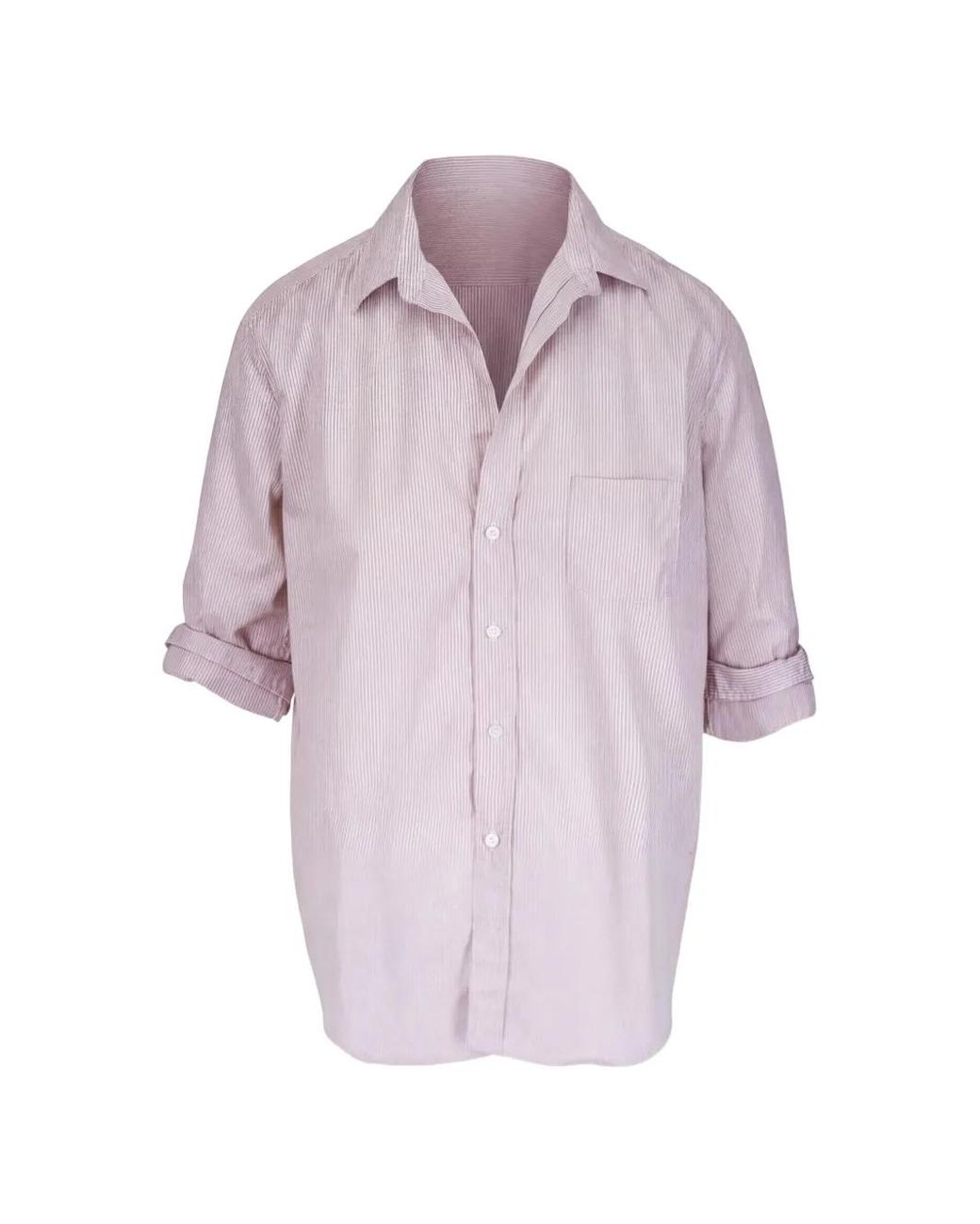 Frank & Eileen Purple Eileen Pinstriped Shirt