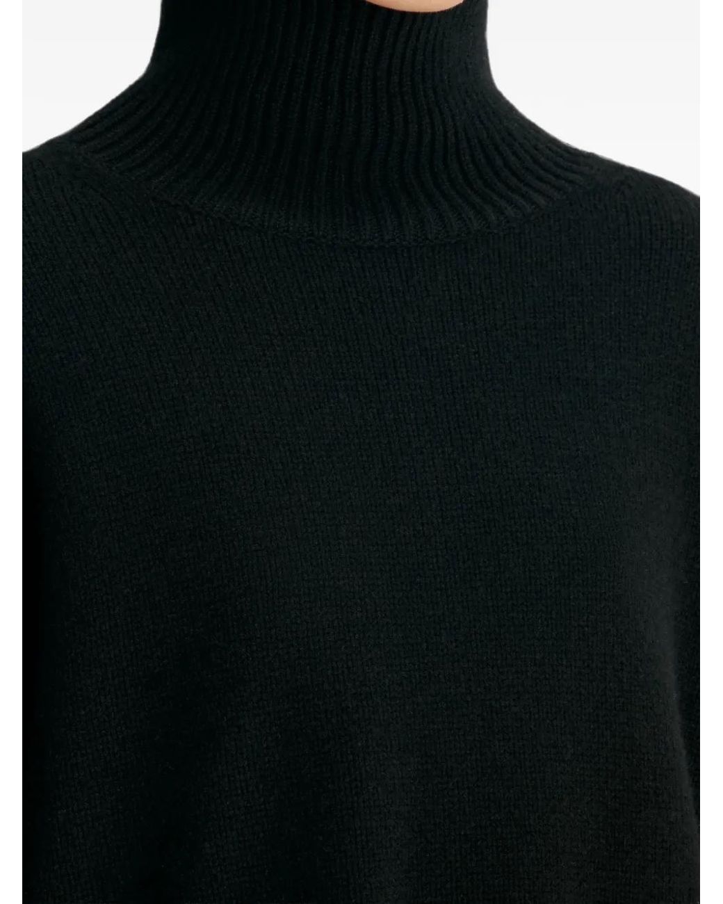 Loulou de Saison Black Jonah Cashmere Sweater