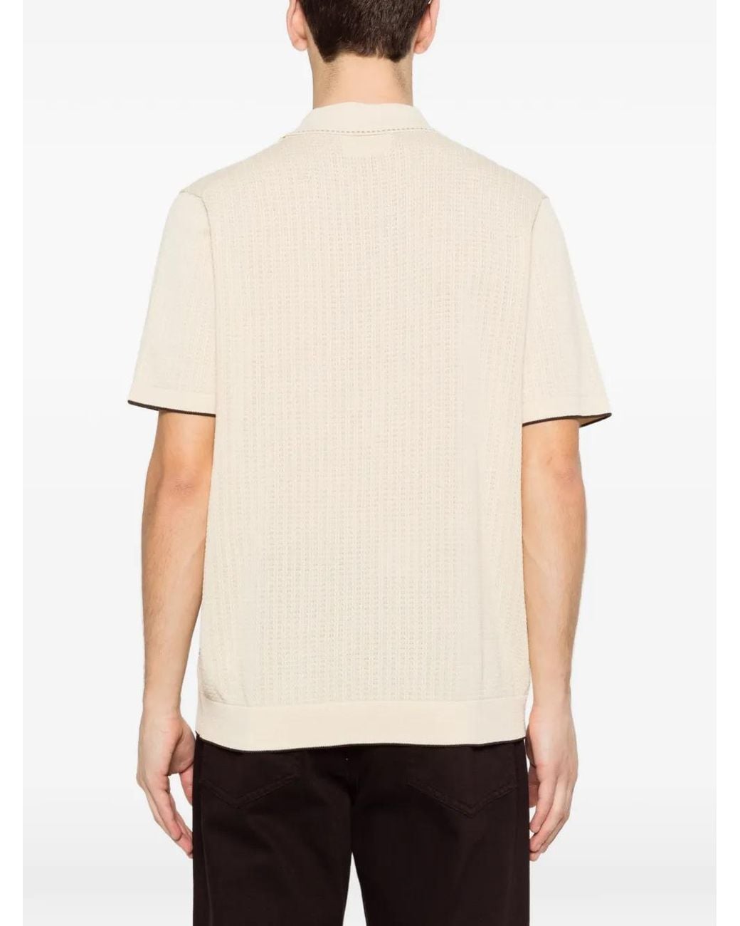 NN07 Natural Nalo Buttoned Polo Shirt for men