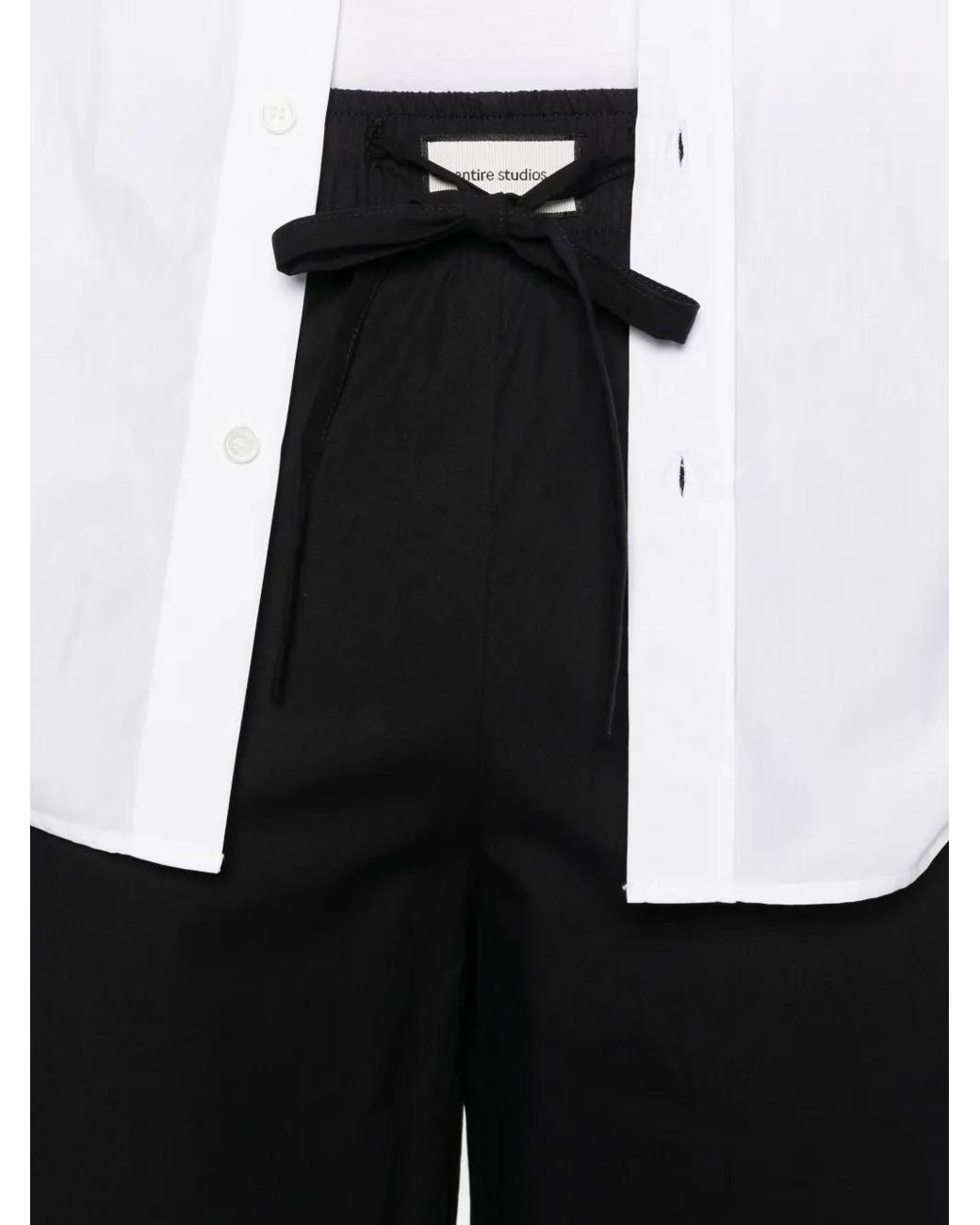 Entire studios Black Drawstring Trousers