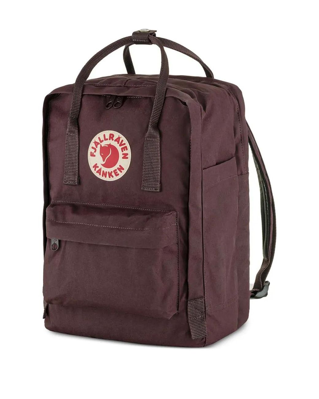 Fjallraven Purple Kånken Laptop 15" Logo-Patch Backpack