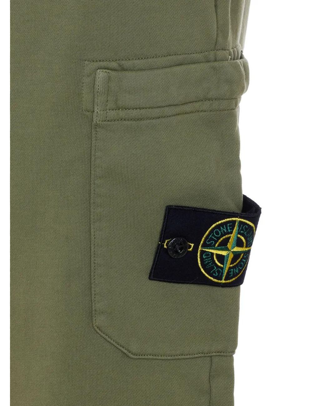 Stone Island Green 6200010 Organic Cotton Sweat Pants for men