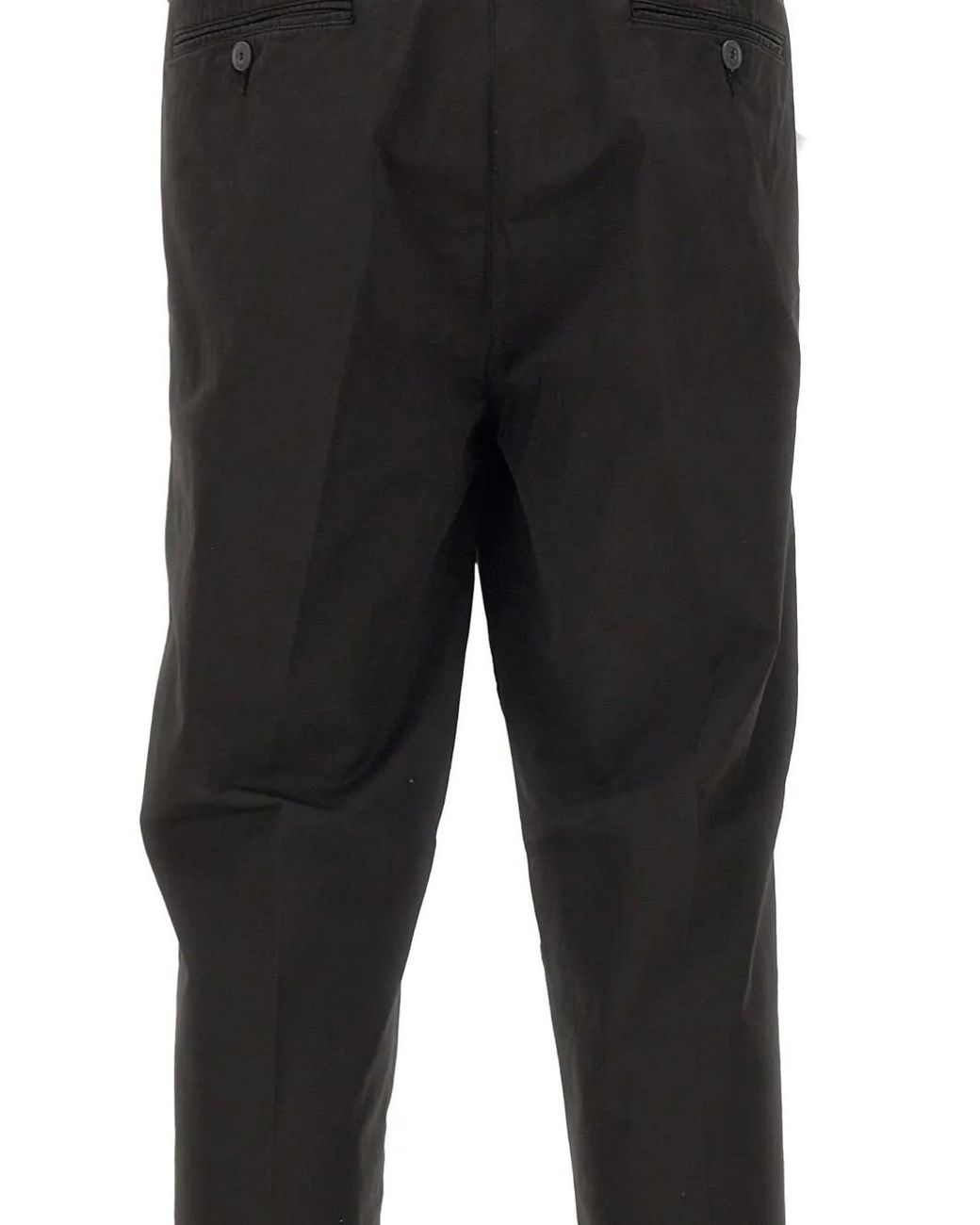 Re-hash Black Welt-Pocket Chino Trousers for men