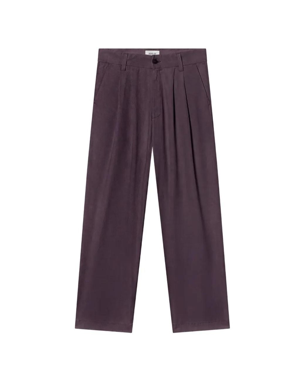 Agolde Purple Pantalon Slater À Détails Plissés for men