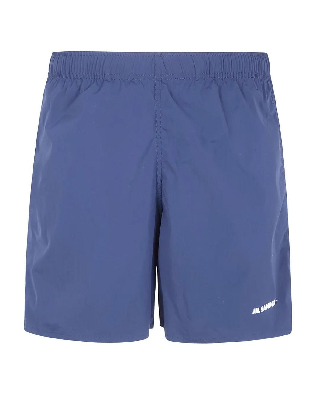 Jil Sander Blue Elasticated-Waist Shorts for men