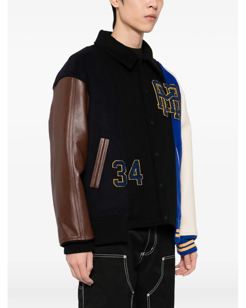 Ambush Black Hyblid Studium Jacket for men