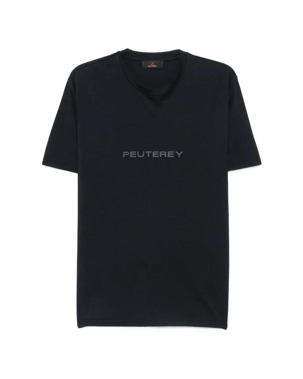 Peuterey Black Logo-Print T-Shirt for men