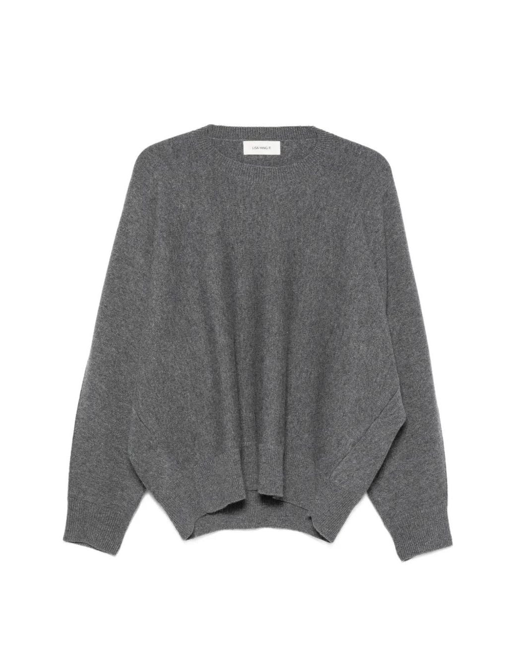 Lisa Yang Gray Pull Haily À Manches Courtes