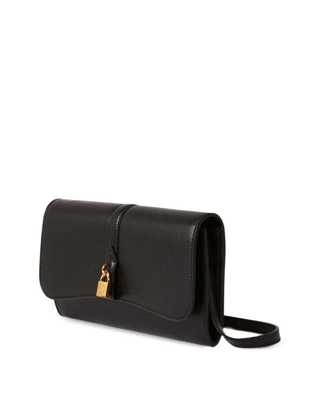 Stella McCartney Black Ryder Flap Crossbody Bag
