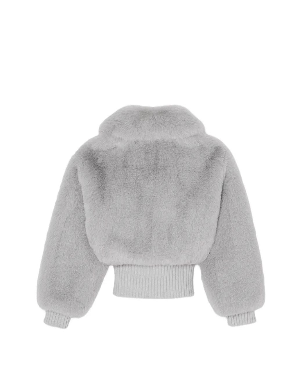 Marc Jacobs Bomberjack Van Imitatiebont in het Gray