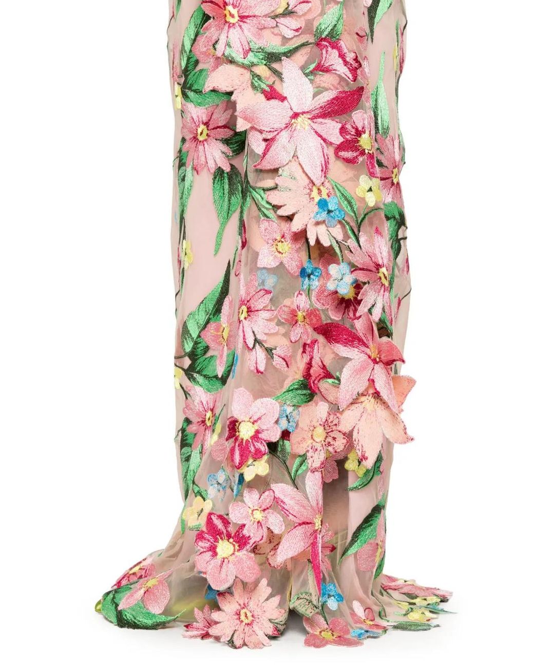 Jean Louis Sabaji Pink Floral-Embroidered Abaya