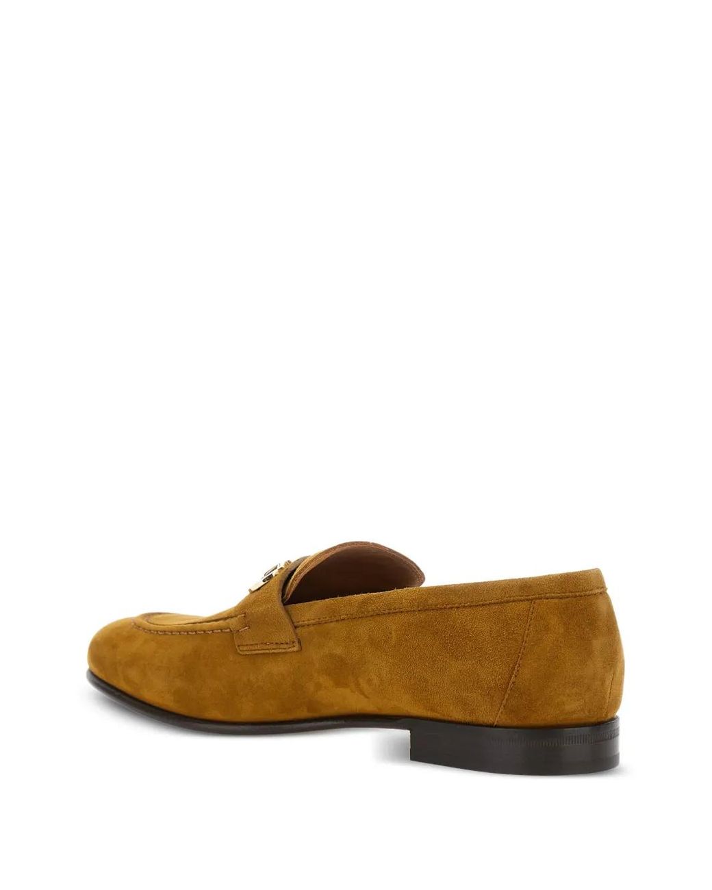 Ferragamo Brown Gancini-Detailed Loafers