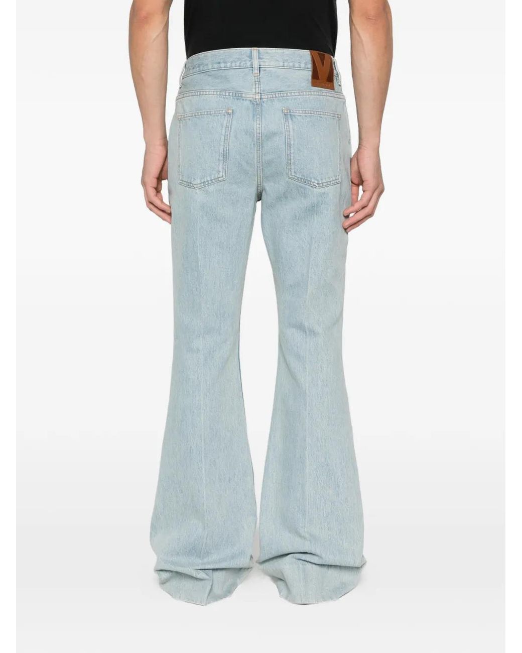 Valentino Garavani Blue Flared Jeans for men