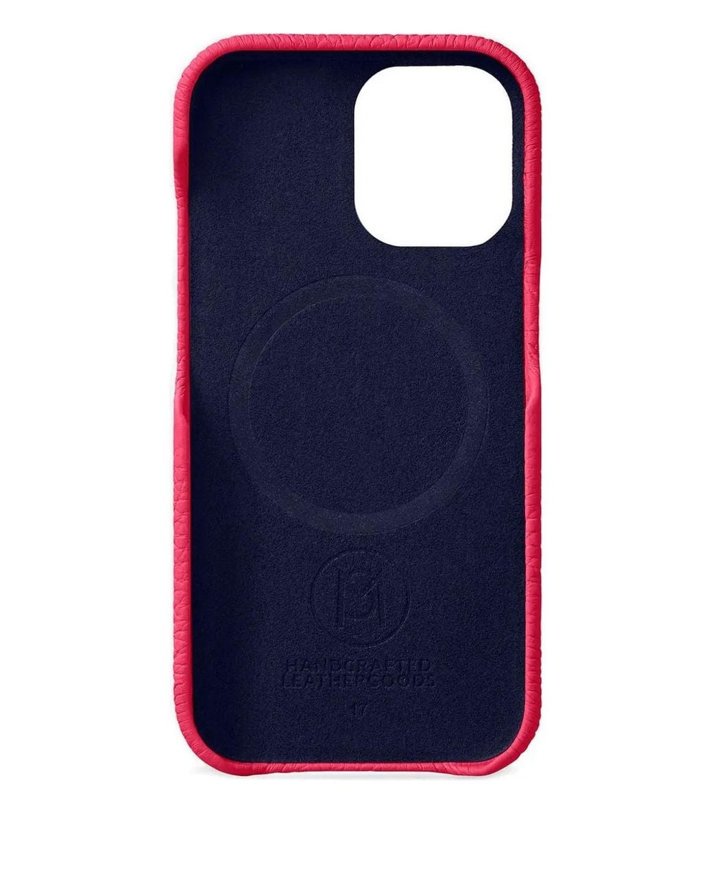 Maison De Sabre Pink Leather Iphone 17 Case