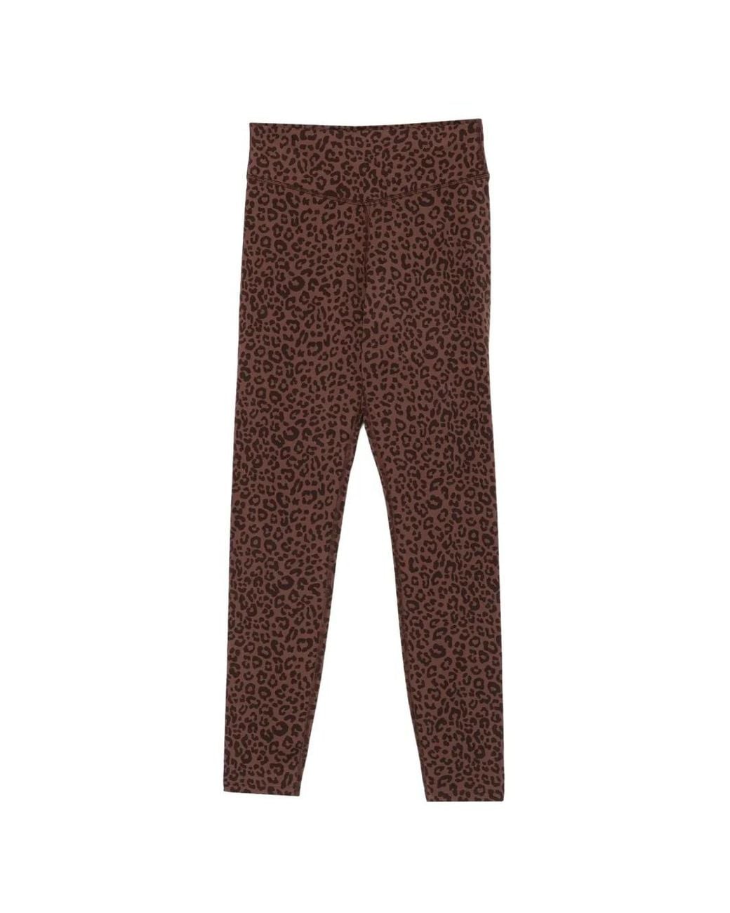 Mc2 Saint Barth Brown Kaya Leopard-Print Leggings