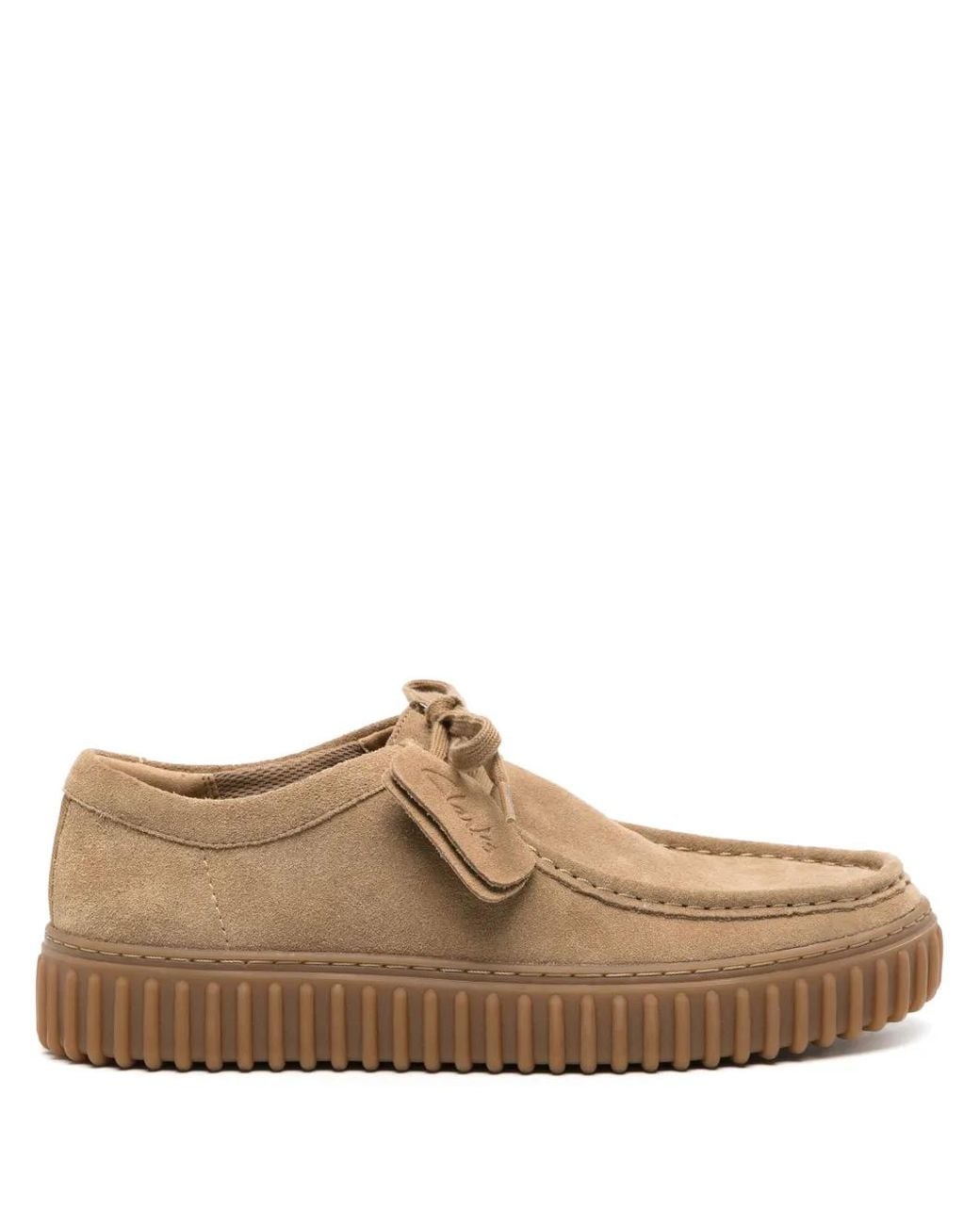 Clarks Brown Torhill Suede Loafers for men