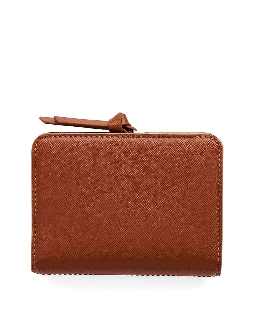 Marc Jacobs Yellow Zip-Fastening Logo-Compact Wallet