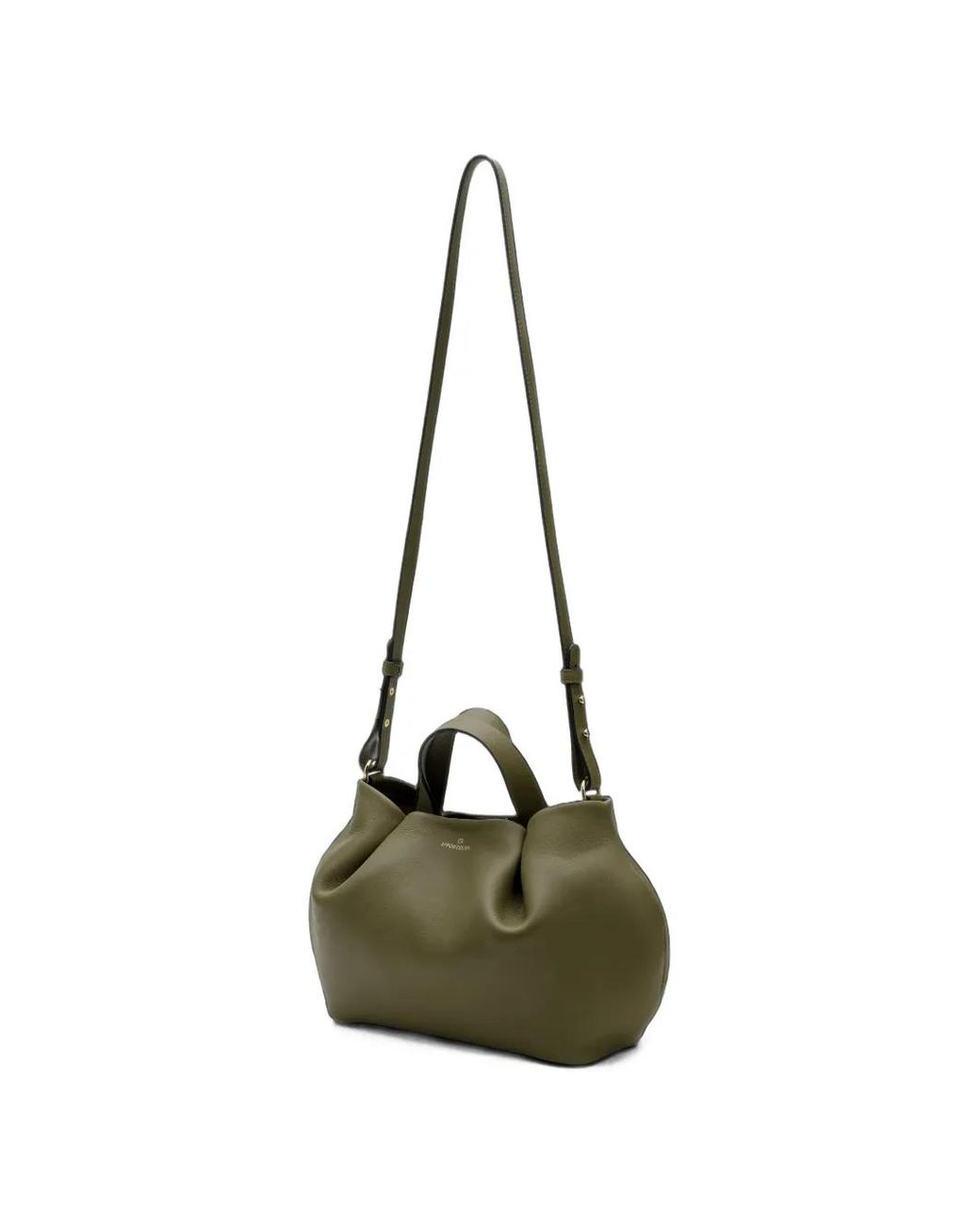 La Portegna Green Isabela Grained Handbag