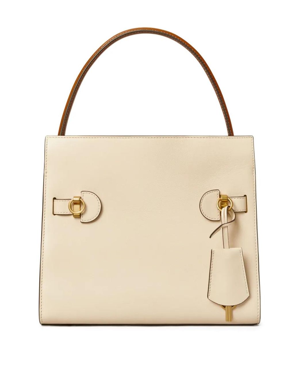 Tory Burch Natural Small Lee Radziwill Tote Bag