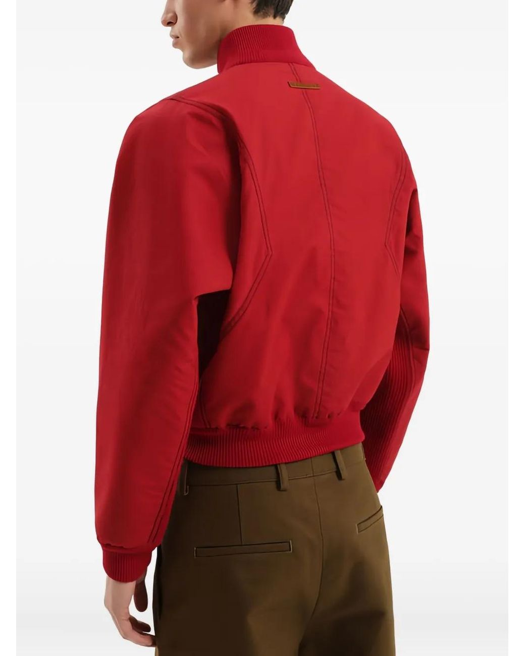 1989 STUDIO Black Zip Lightweight Jacket for men