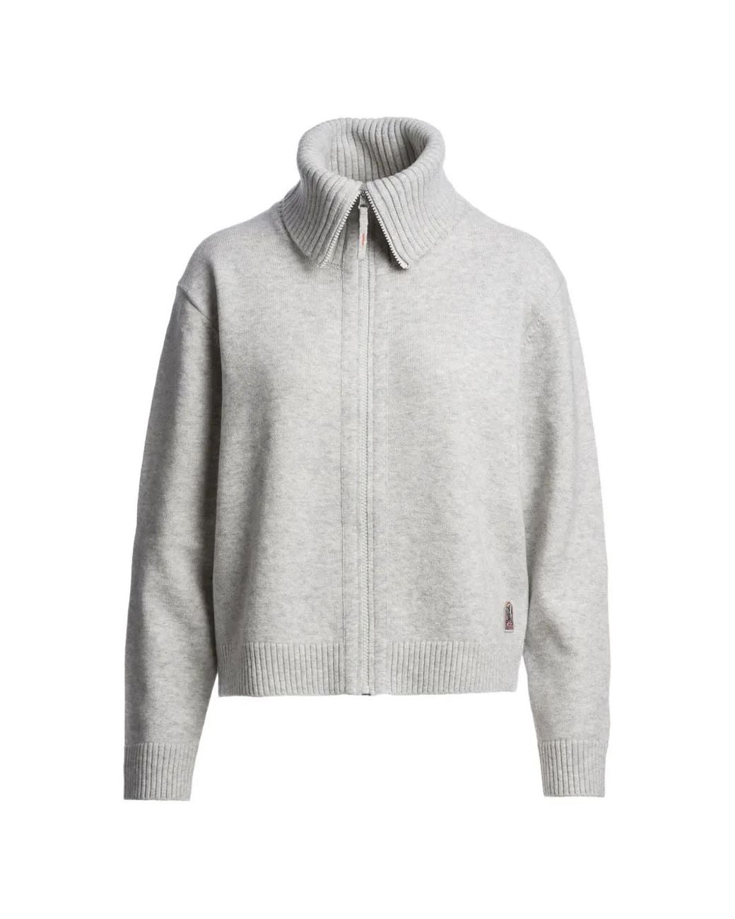 Parajumpers Gray Spinga Zip-Up Cardigan