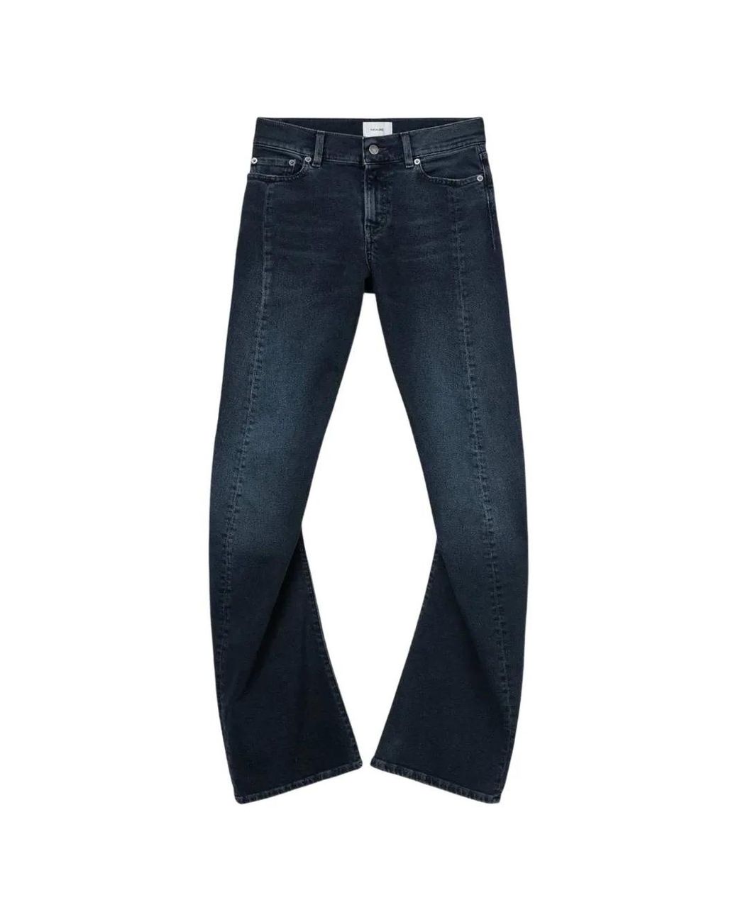 Haikure Blue Gery Five-Pocket Jeans