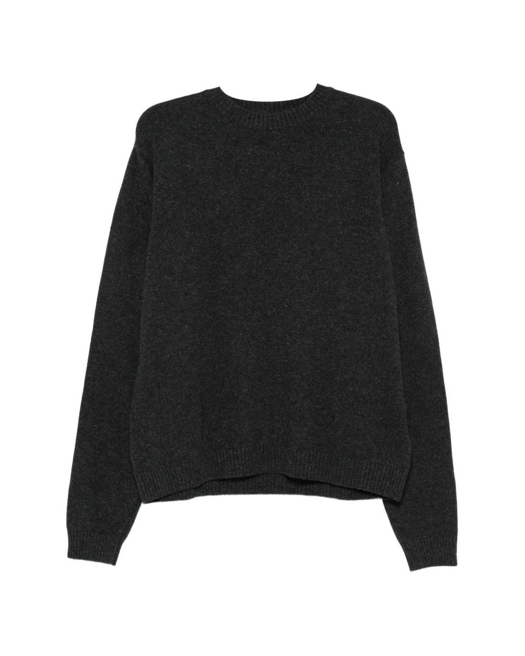 Stockholm Surfboard Club Black Logo-Print Crew-Neck Sweater for men