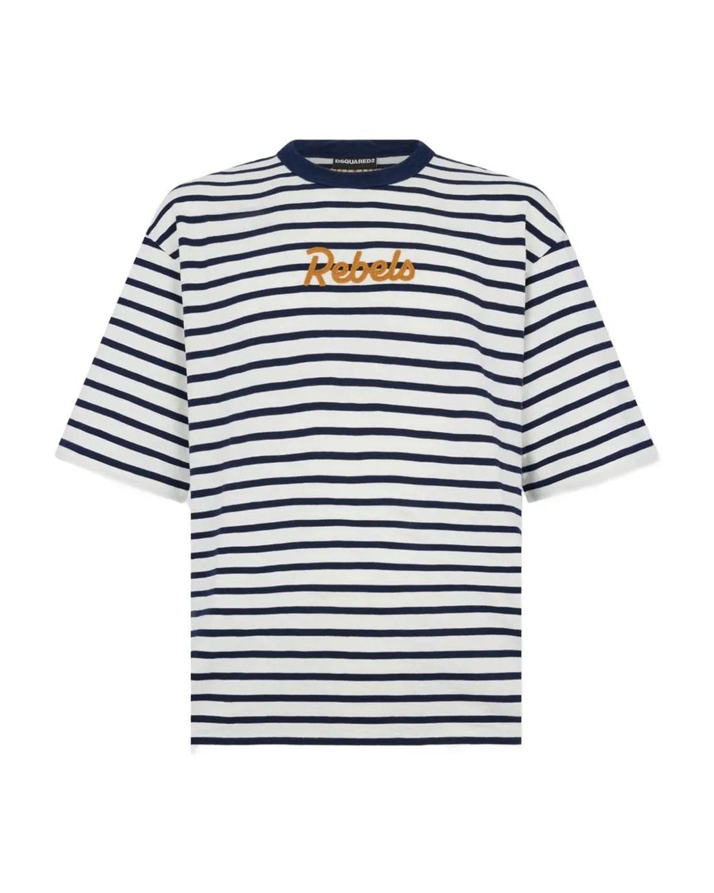 DSquared² Blue Loose Fit Tshirt for men