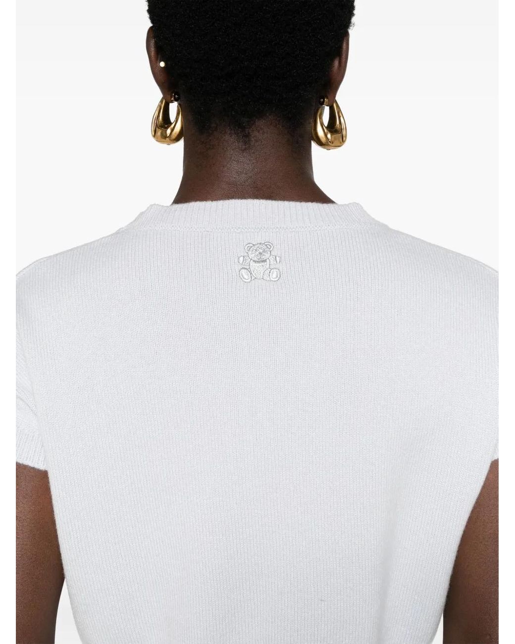 Teddy Cashmere White Genova Cashmere Jumper