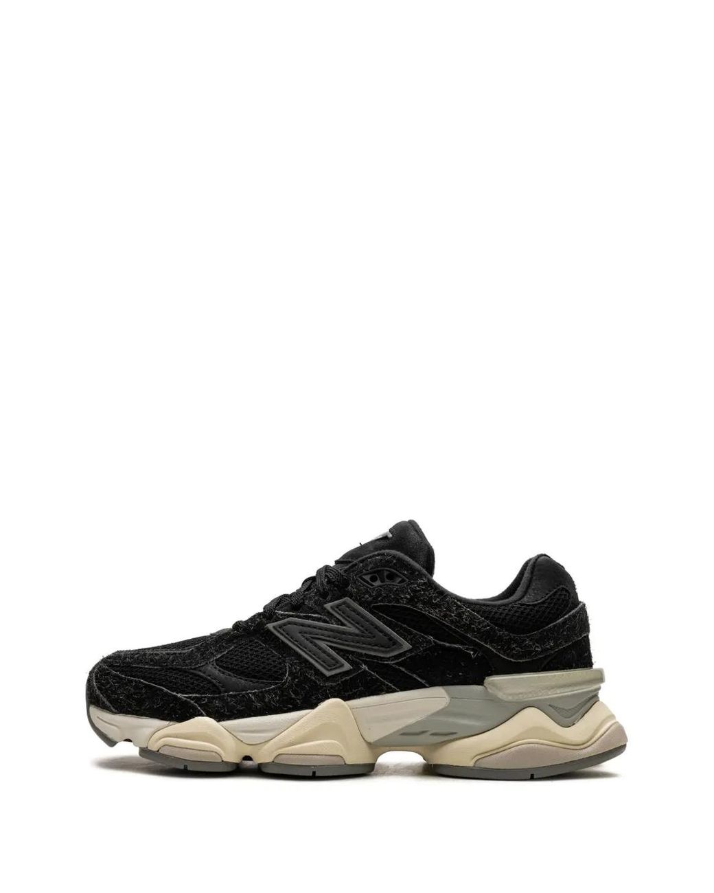New Balance Black 9060 Lace-Up Sneakers