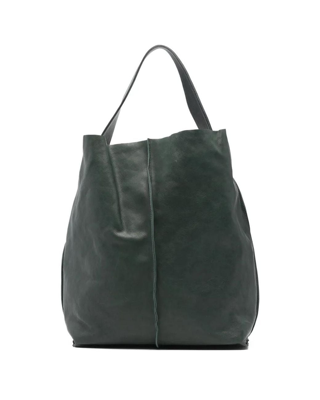 SOMMET Black Sahara Leather Shoulder Bag
