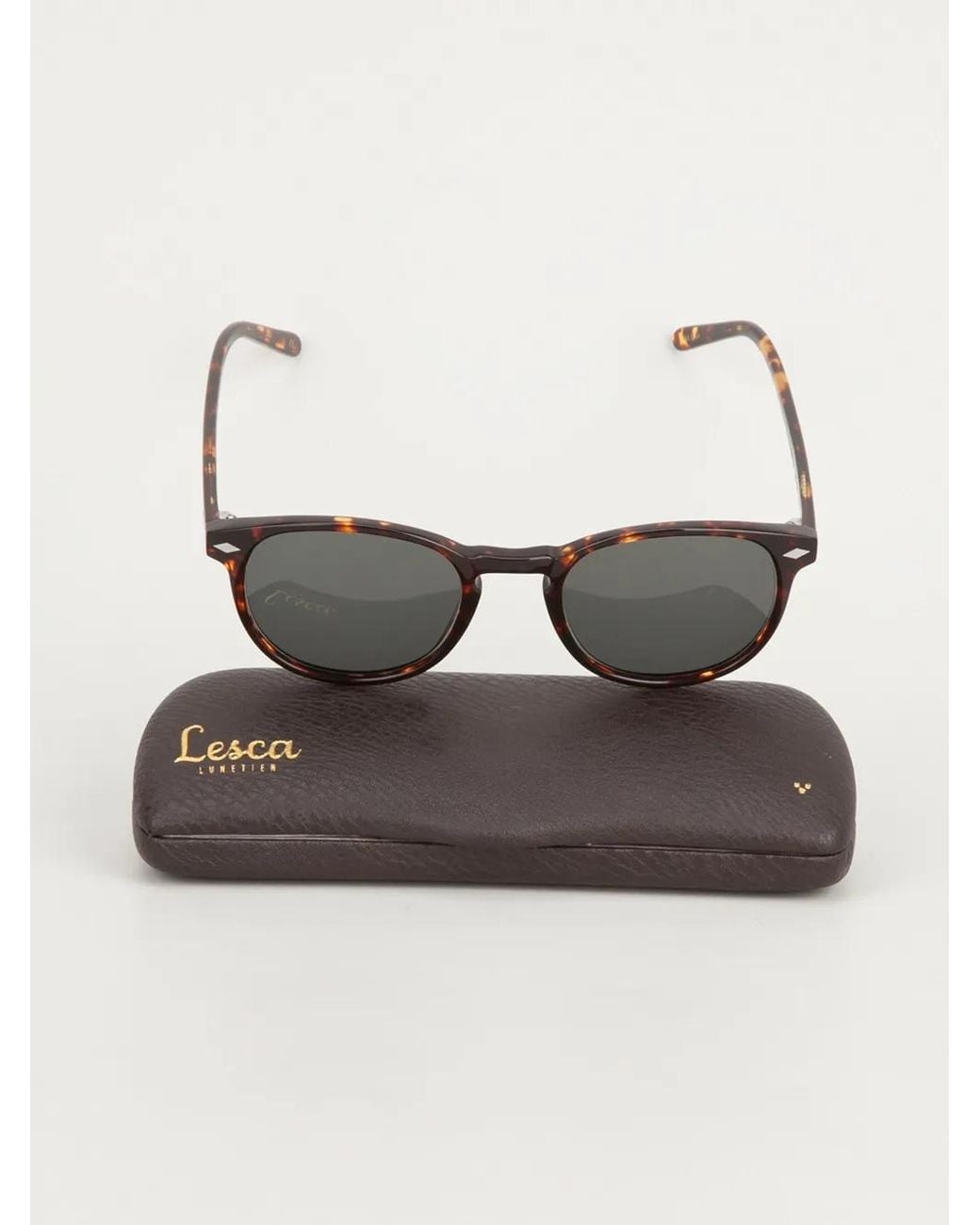 Lesca Metallic - Tortoise Shell Sunglasses - Unisex - Acetate - One Size