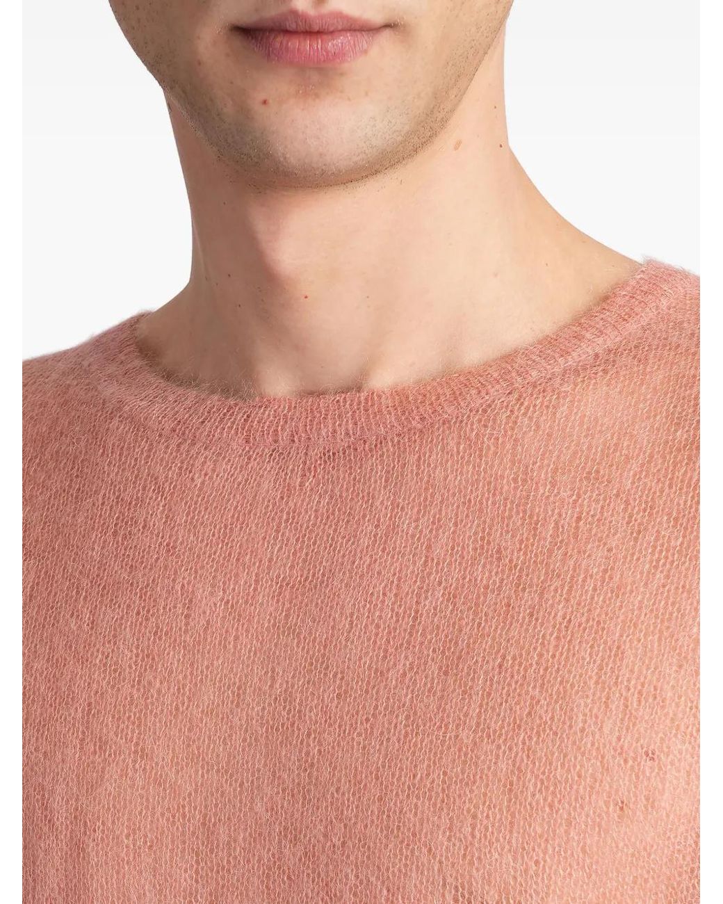 Séfr Blue Semi-Sheer Jumper for men