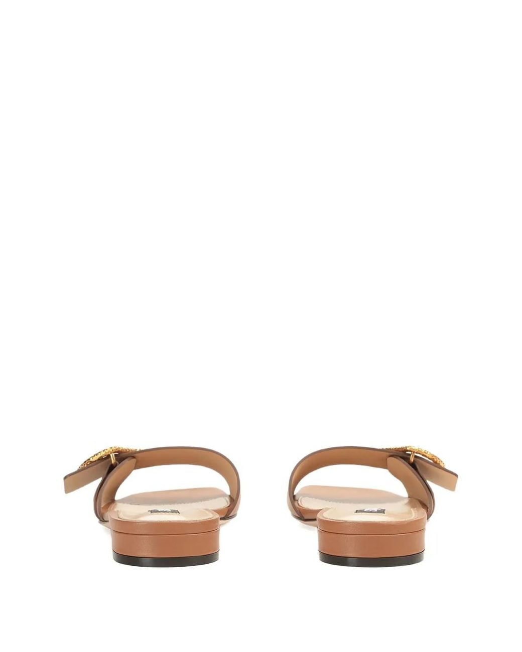 Sergio Rossi Brown Leather Sandals