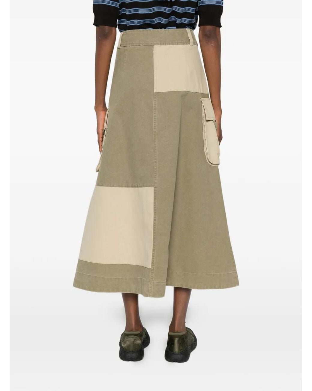 Damson Madder Natural Marcelle Barn Maxi Skirt