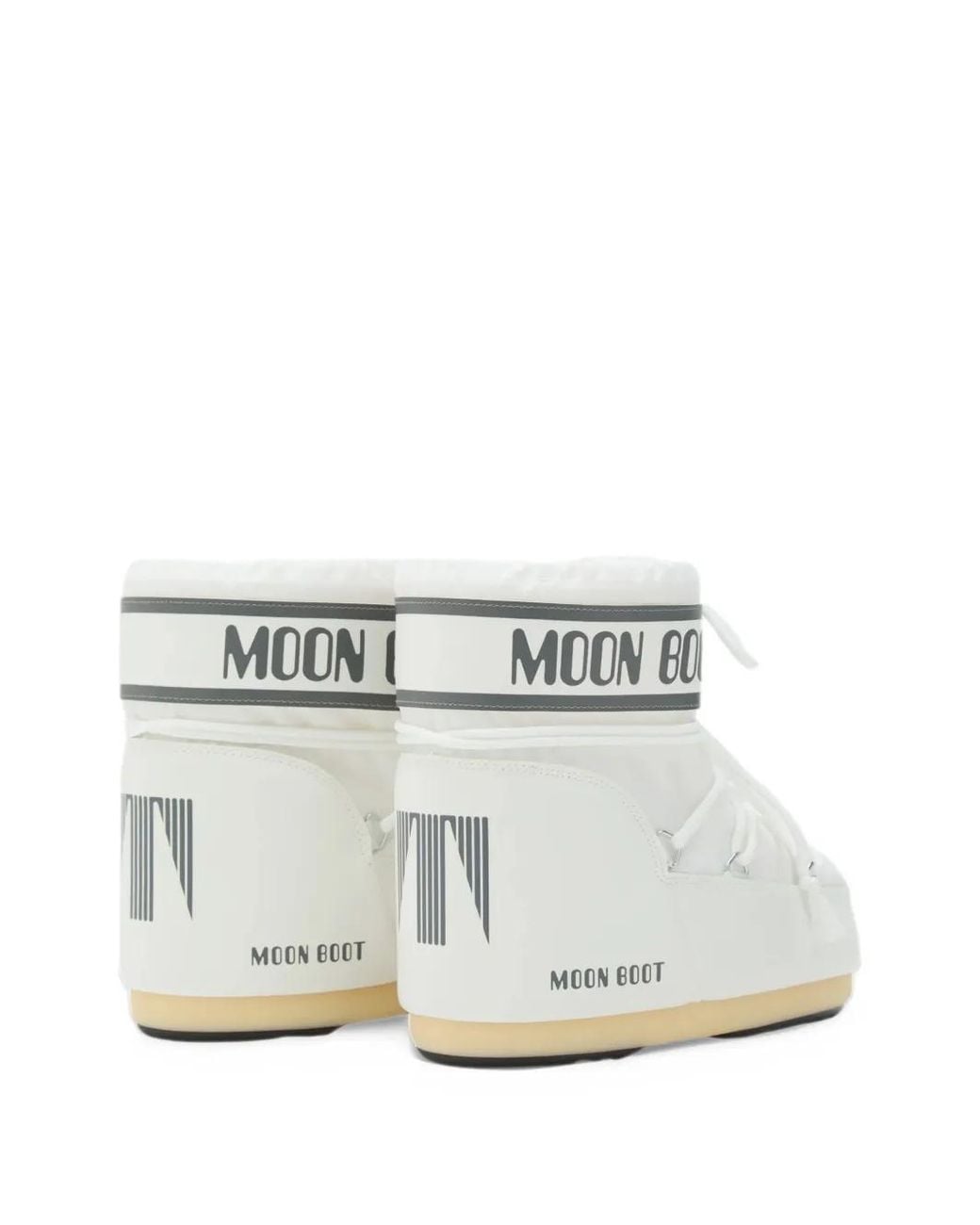 Moon Boot Icon Low Nylon Boots in White | Lyst