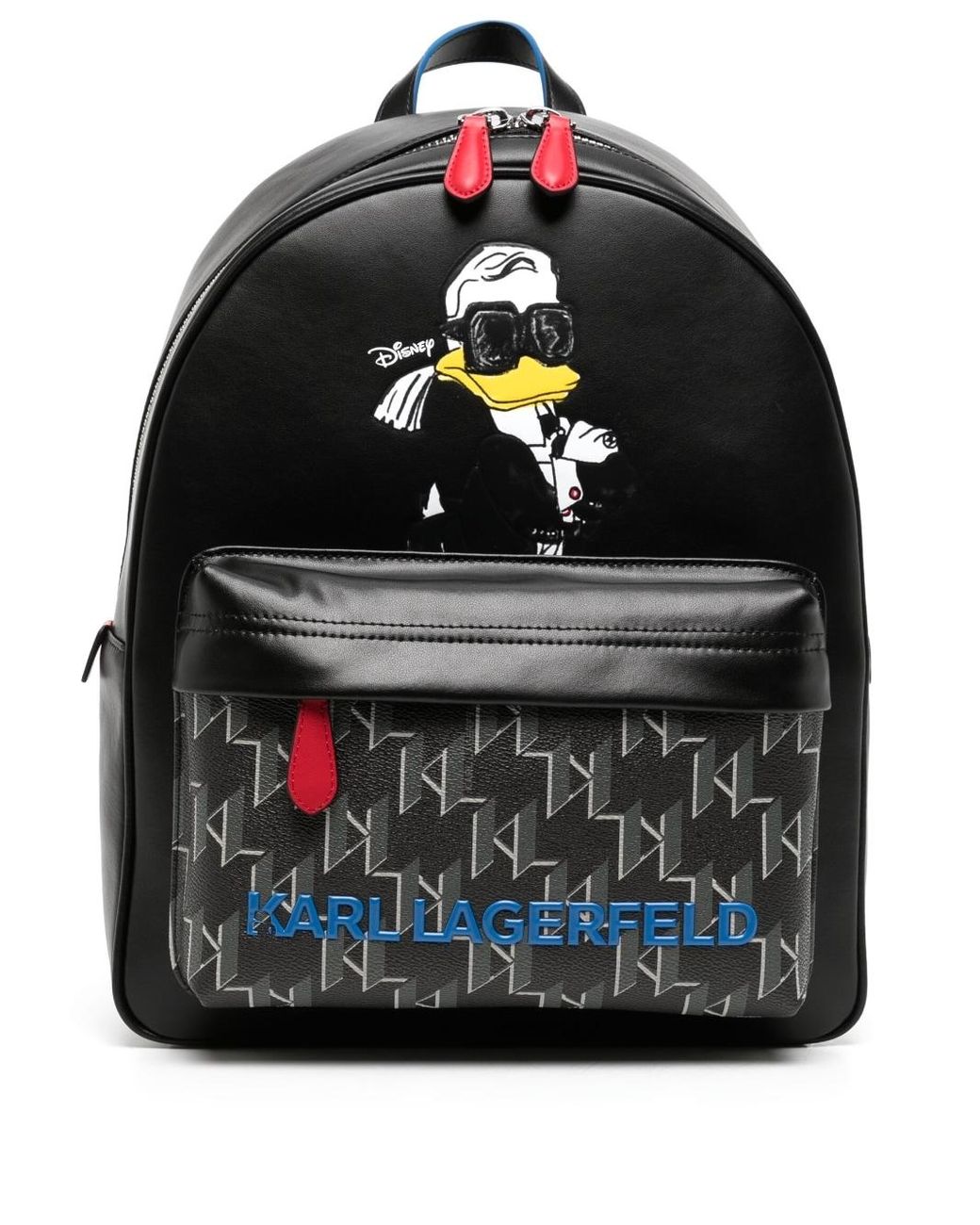 Karl Lagerfeld Kl Disney Leather Backpack in Black | Lyst