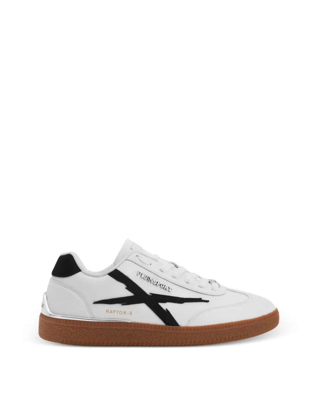 Philipp Plein White Low-Top Sneakers Raptor-X