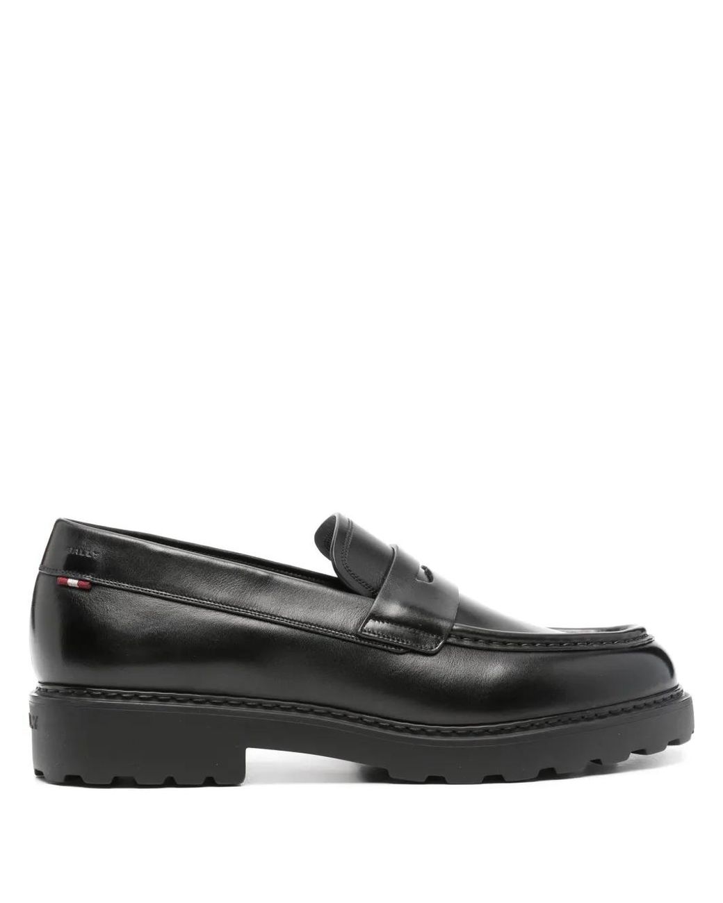 Bally Black Flat Shoes for men