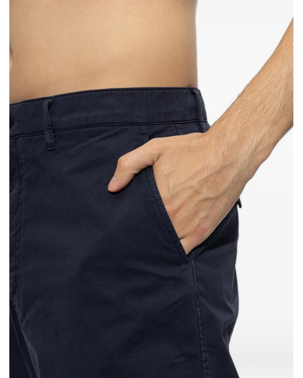 Paul Smith Blue Straight-Leg Trousers for men