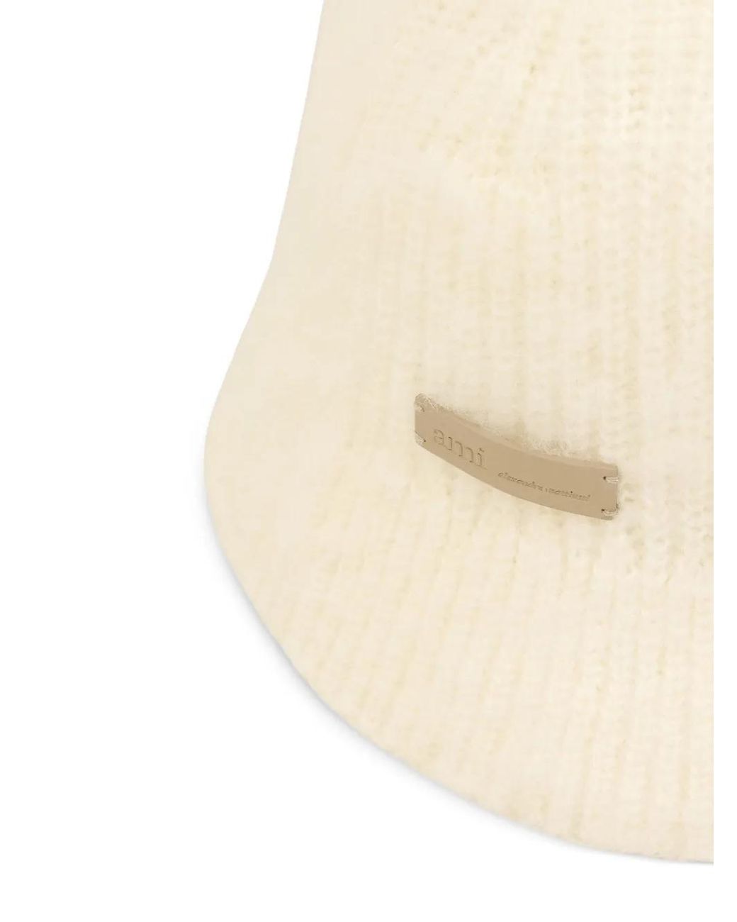 AMI Natural Ami Mohair Bucket Hat
