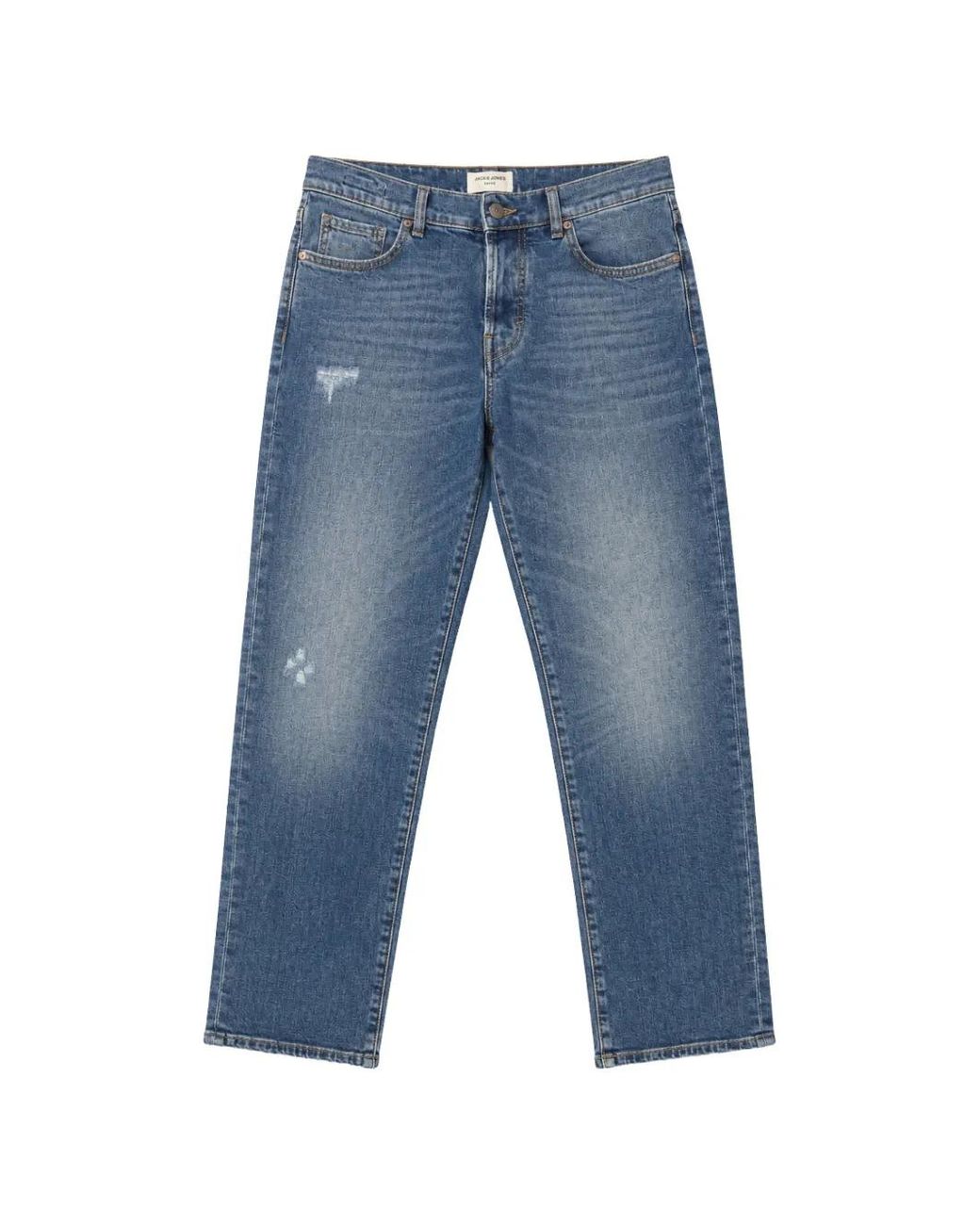 Jacob Cohen Blue Monogram-Pattern Distressed Jeans for men